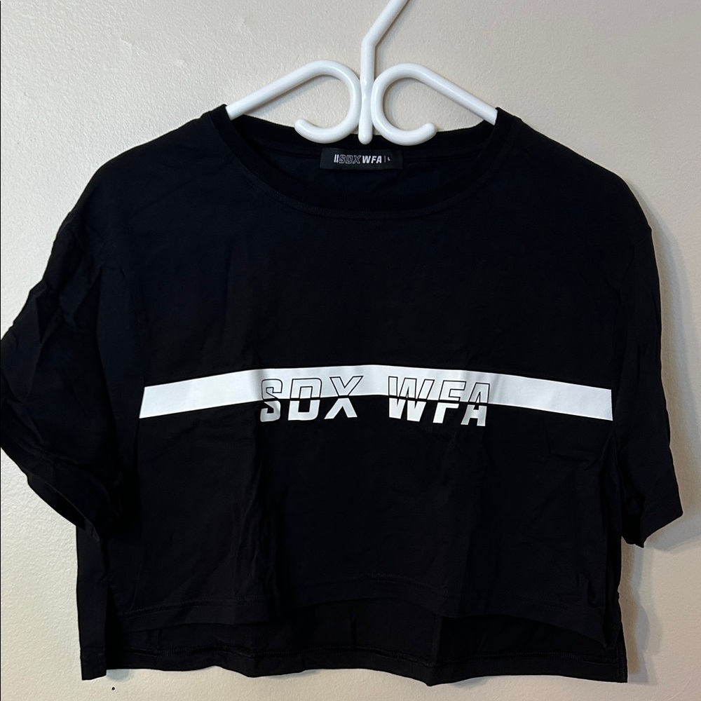 Whitefox x Sarah’s Day Black and White Cropped T-Shirt